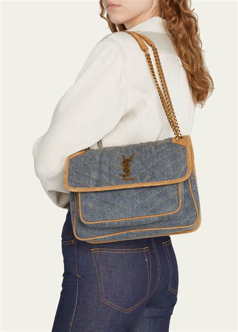 ysl mini bag y line|YSL denim bag small.